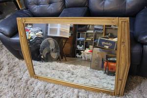 lot 151 image: Mirror thats about 46 inches wide and 30 inches tall gov or take