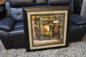 lot 152 image: framed art print titled Corner Retreat.