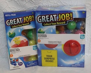 lot 168 image: PenGear Eraser Surprise Ball Dispenser. And a refill box both unopened