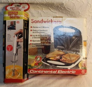 lot 184 image: Better beater and sandwichera maker looks to be unused