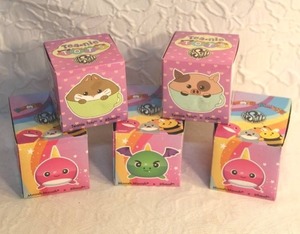 lot 200 image: 5-Mallo Mallo Mini Collectible Stylized Plush toys. These are mystery packs