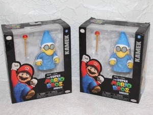 lot 207 image: 2-Kamek 5-inch action figure from The Super Mario Bros. Movie. Unopened
