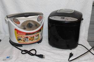 lot 212 image: Bread maker and sunbeam rocket grill