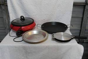 lot 257 image: Mixed lot of pans and more see pictures