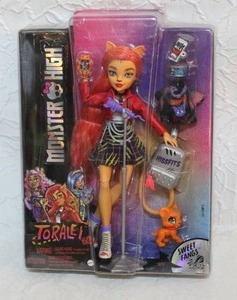 lot 306 image: Monster High Toralei Stripe collectible doll with pet and accessories,  unopened