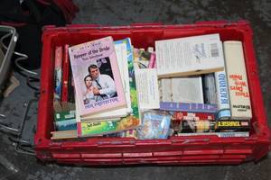 lot 329 image: Mystery tote full of Books