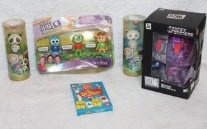 lot 332 image: HobbyKids 3-Piece Hobby Bro Figure Set.  And Hexbug Lil Nature Babies Sura the Polar Bear toy.  And so much more see pictures