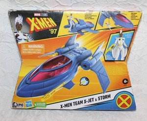 lot 391 image: Marvel Studios X-Men 97 X-Men Team X-Jet and Storm action figure set.  Unopened