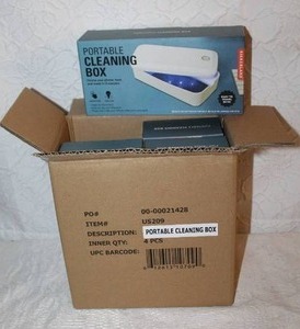 lot 403 image: Box of 4 - portable cleaning boxes