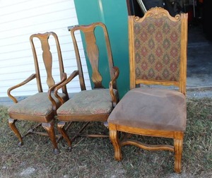 lot 414 image: Three chairs