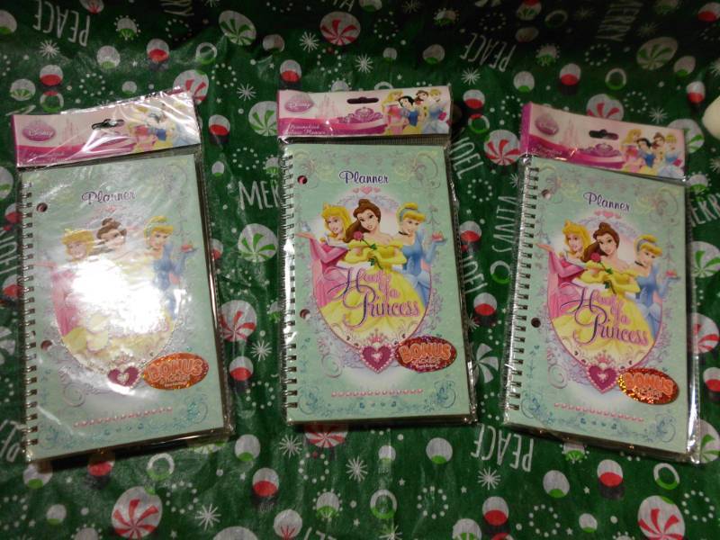 lot 57 image: PRINCESS PERSONALIZED PLANNERS