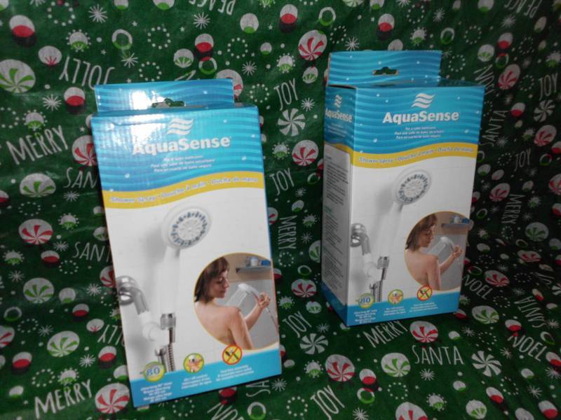 lot 212 image: AQUASENSE SHOWER HEAD WITH HOSE