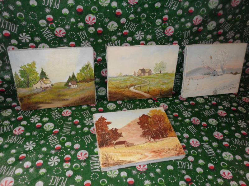lot 214 image: CANVAS PAINTINGS
