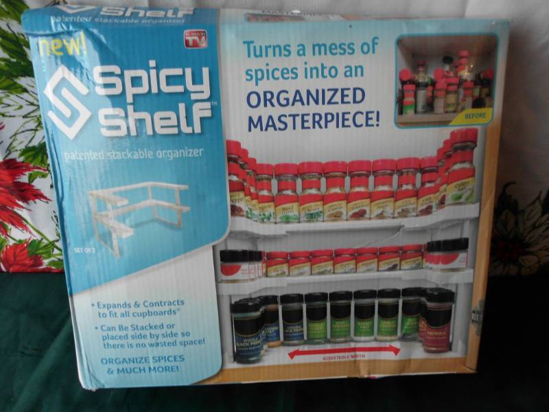 lot 281 image: SPICE SHELF RACK