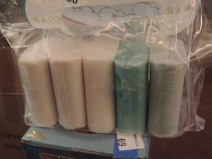 lot 68 image: PETERSHEIMS  AMISH BAR SOAP  - 5 PACK   NEW