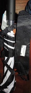 lot 99 image: LARGE BLACK  WHITE UMBRELLA - W BAG  NEW  BY GOGO
