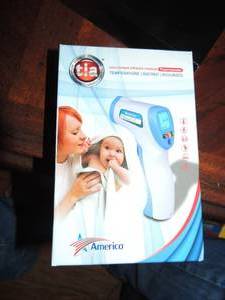 lot 77 image: CONTACTLESS THERMOMETER  NIP  by AMERICO