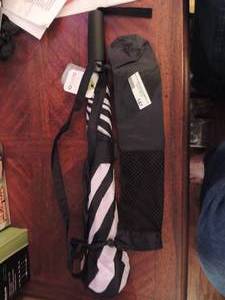 lot 147 image: LARGE BLACK  WHITE UMBRELLA - W BAG  NEW  BY GOGO