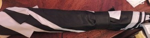 lot 135 image: LARGE BLACK  WHITE UMBRELLA - W BAG  NEW  BY GOGO