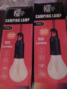 lot 98 image: K I T CAMPERS LIGHTS  C-TYPE  QTY 2