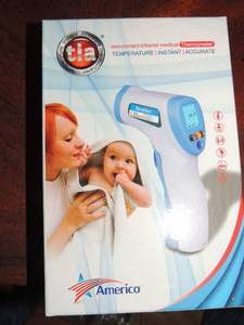 lot 119 image: CONTACTLESS THERMOMETER  NIP  by AMERICO