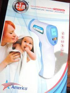 lot 131 image: CONTACTLESS THERMOMETER  NIP  by AMERICO