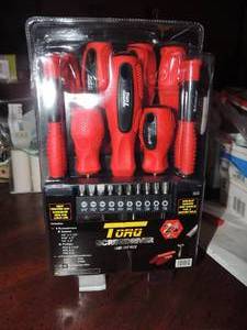 lot 136 image: Toro 21 piece Screwdriver set