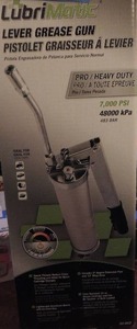 lot 163 image: LUBRIMATIC - LEVER GREASE GUN  NEW .