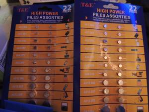 lot 167 image: HIGH POWER -  22 piece button cell batteries  NEW