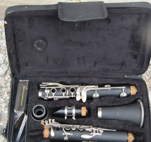 lot 7 image: Mendini by Cecilio Clarinet in case looks to be in great condition