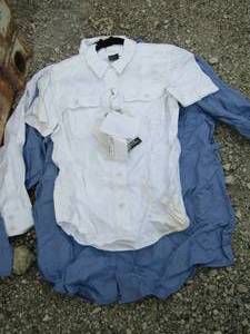 lot 27 image: qty 2 size small 5.11 tactical shirt, blue size large tactical shirt,