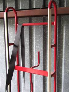 lot 42 image: red furniture dolly