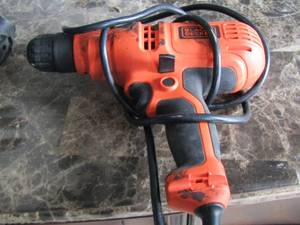 lot 45 image: black and decker drill electric