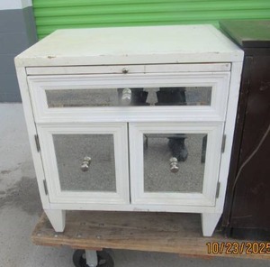 lot 83 image: CARL CHRISTIAN LARGE BEDSIDE NIGHTSTAND