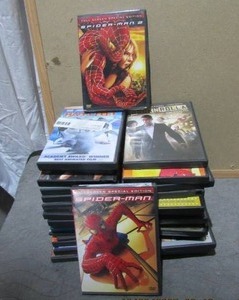 lot 103 image: DVDS VARIOUS  25 EA