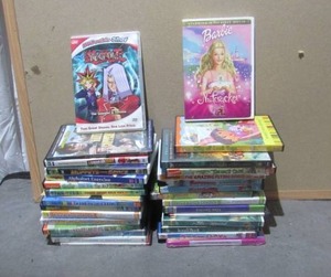 lot 104 image: DVDS VARIOUS 25 EA