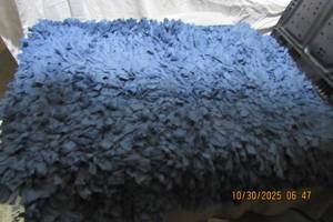 lot 119 image: XL SHAG BATH RUG, BABY BLANKETS