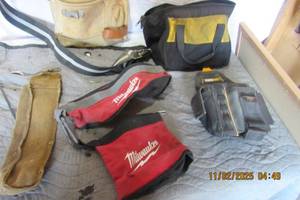 lot 159 image: NAIL NAND TOOL POUCHES VARIOUS