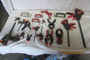 lot 144 image: CLAMPS VARIOUS