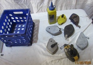 lot 165 image: STANLEY AND IRWIN CHALK LINE PLUS CHALK