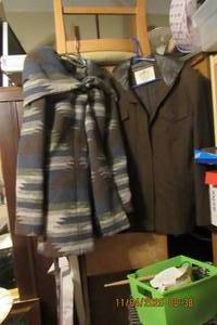 lot 189 image: MOKA JACKET SIZE MEDIUM AND REER JACKET SIZE 13-14