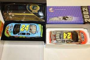 lot 43 image: Jeff Gordon 124 scale stock cars - 2 total still in packaging
