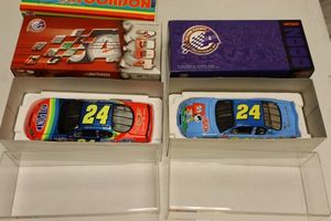 lot 44 image: Jeff Gordon 124 scale stock cars - 2 total still in packaging