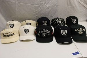 lot 119 image: Oakland Raiders ball caps