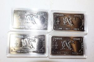 lot 169 image: One troy ounce silver bar Tibetan mint (Tibetan alloy bar)
