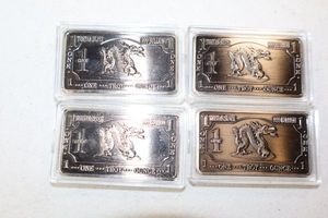 lot 170 image: One troy ounce silver bar Tibetan mint (Tibetan alloy bar)