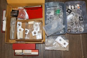 lot 172 image: Assortment of coin collection holders