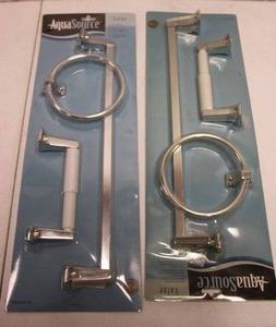 lot 148 image: 3-piece bath ware sets - 2 total unopened