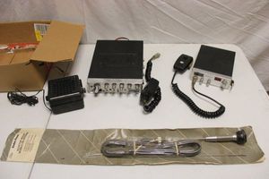 lot 176 image: Rooftop CB antenna, vintage Cobra CB radios