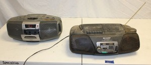 lot 228 image: Portable radioCDtape players as shown